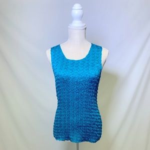 Jaclyn Smith Women’s Teal Blue Dressy stre…